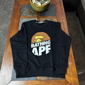 Bape Black and Brown Crewneck Sweater